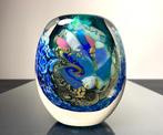 Maxence Parot - Vaas - Uniek opaline en gouden vaas - Glas, Antiek en Kunst