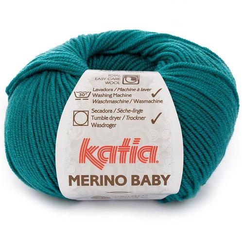 Katia Concept Merino Baby - 75 smaragdgroen - Wol Garen, Hobby en Vrije tijd, Breien en Haken, Ophalen of Verzenden