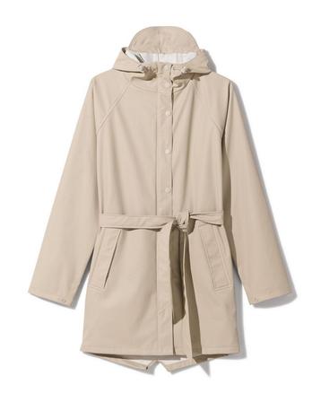 HEMA Waterdichte dames regenjas zilvergrijs beschikbaar voor biedingen