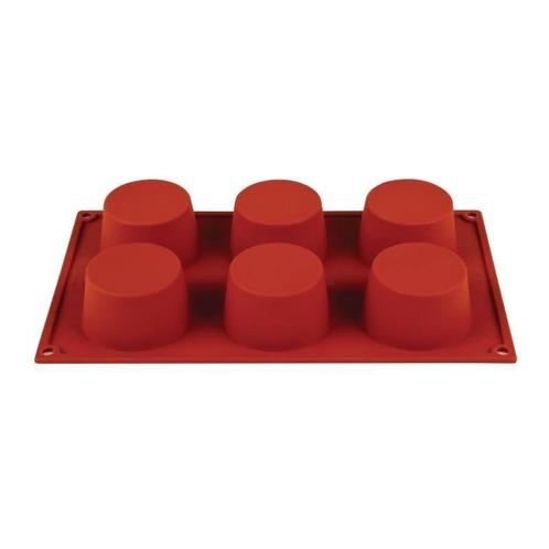 Siliconen bakvorm - 6 muffins, Zakelijke goederen, Horeca | Keukenapparatuur, Nieuw in verpakking, Verzenden