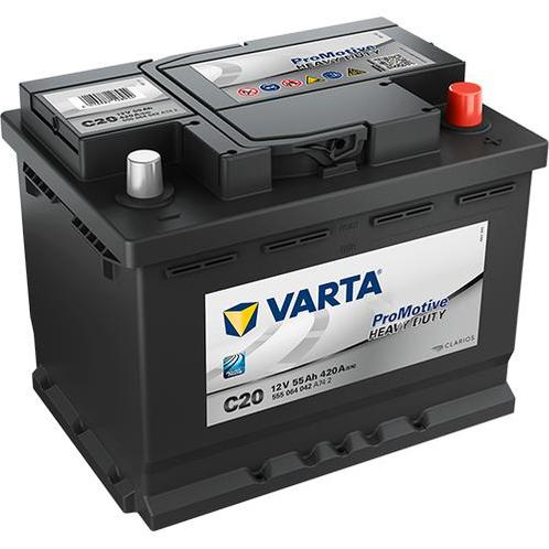 Varta Promotive Heavy Duty C20 accu | 555 064 042 | 12V 55Ah, Auto-onderdelen, Accu's en Toebehoren, Ophalen of Verzenden