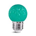 LED golfbal kogellamp - 1W E27 Groen - Dimbaar, Verzenden, Nieuw