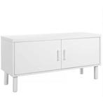 Schoenenkast - Stijlvol Design - Met 2 Opbergvakken - Wit, Ophalen of Verzenden, Nieuw, Modern