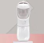 Honden- en Kattenwaterfles met Voercontainer voor Reizen, Dieren en Toebehoren, Verzenden, Nieuw