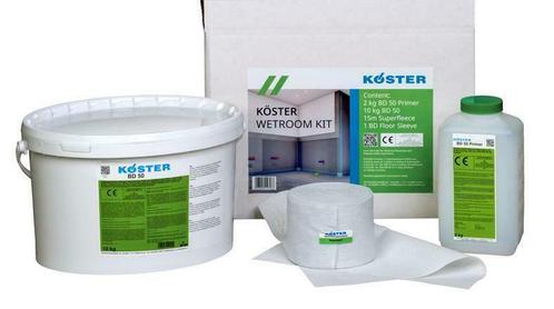 Badkamer en douche waterdicht maken, Doe-het-zelf en Verbouw, Isolatie en Afdichting, Nieuw, 5 tot 10 m², Minder dan 4 cm, Overige materialen