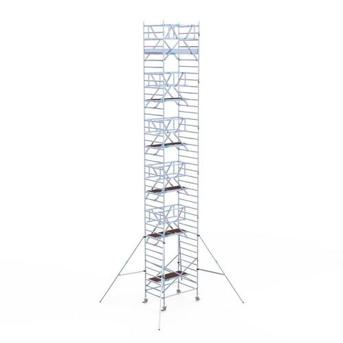 Rolsteiger Professional 135x190 13,2m werkhoogte vrijstaand, Doe-het-zelf en Verbouw, Steigers, Rolsteiger of Kamersteiger, Nieuw