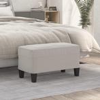 vidaXL Bankje 70x35x41 cm microvezelstof lichtgrijs, Huis en Inrichting, Banken | Bankstellen, Verzenden, Nieuw, Stof, Minder dan 150 cm
