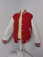 Stylish Red and White Varsity Jacket - XXS, Verzenden, Nieuw