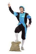 Pieten kostuum Diego zwart/blauw, Kleding | Dames, Carnavalskleding en Feestkleding, Ophalen of Verzenden, Nieuw