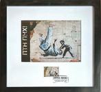 Banksy - FCK PTN! - Frame met ansichtkaart en postzegel met