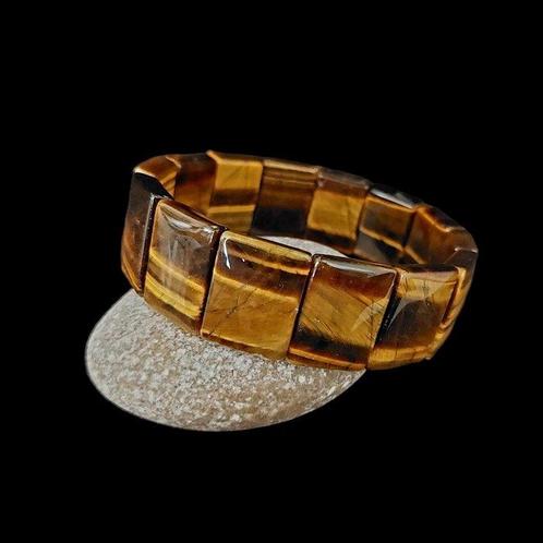 Oog van de tijger XL. Zeer mooie armband van kwaliteit AAA., Verzamelen, Mineralen en Fossielen