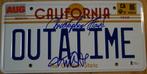 Back to the Future - Delorean License Plate signed by, Nieuw