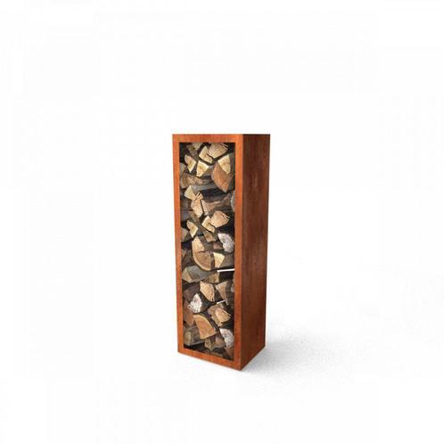 Geroba houtopslag Egura C1 500x385x1500mm - Cortenstaal, Tuin en Terras, Overige Tuin en Terras, Nieuw, Verzenden