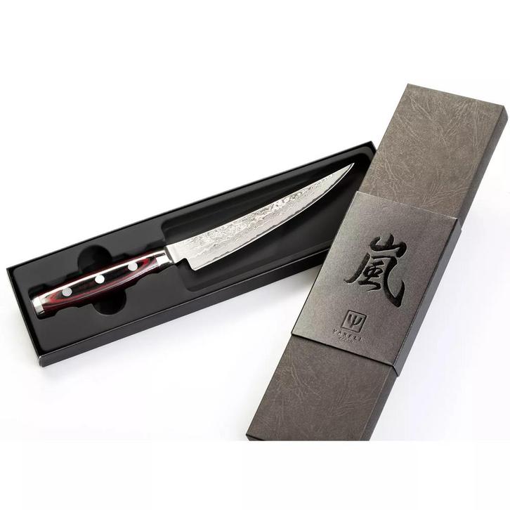 Yaxell Super Gou Uitbeenmes Gebogen 15 cm – 161 Lagen Dam., Huis en Inrichting, Keuken | Bestek, Los bestek, Nieuw, Rvs of Chroom