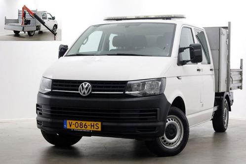 Volkswagen Transporter T6 2.0 TDI 150pk Lang D.C. Open laadb, Auto's, Bestelauto's, Dealer onderhouden, Lease, Handgeschakeld