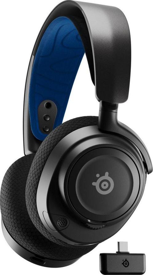 SteelSeries Arctis Nova 7P Wireless Headset - Zwart PS4, Spelcomputers en Games, Spelcomputers | Sony PlayStation 4, Zo goed als nieuw