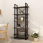 vidaXL Boekenkast met 5 schappen 80x30x175 cm grenenhout, Huis en Inrichting, Kasten | Boekenkasten, Verzenden, Nieuw, 50 tot 100 cm