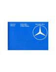 1982 MERCEDES BENZ S KLASSE 300SD TURBO DIESEL INSTRUCTIEB..