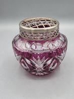 Val Saint Lambert - Vaas - bloemenfoto - Kristal, Antiek en Kunst