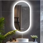 Ovale LED Badkamerspiegel – Dimbaar, Anti-Fog, 3 Kleuren, Verzenden, Nieuw