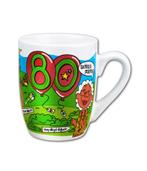 Mok 80 Jaar 12cm, Huis en Inrichting, Keuken | Servies, Verzenden, Nieuw
