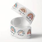 500 Stickers Labels Rol Thank you Regenboog rol etiketten, Ophalen of Verzenden, Nieuw