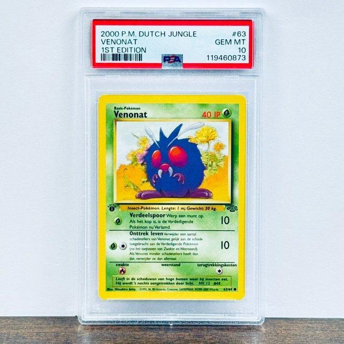 Pokémon Graded card - 1st Edition Jungle - Venonat 63 -, Hobby en Vrije tijd, Verzamelkaartspellen | Pokémon