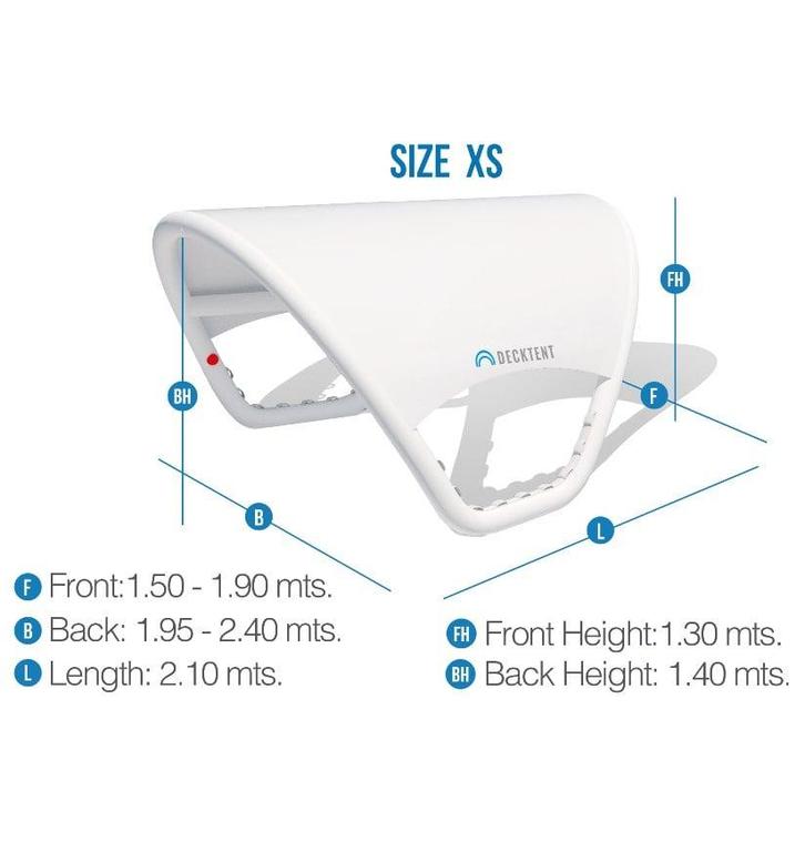 Opblaasbare Bimini Maat XS - Decktent, Watersport en Boten, Accessoires en Onderhoud, Nieuw, Ophalen of Verzenden