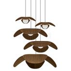 Umage Forget Me Not Hanglamp 5-lichts, donker eikenhout, Huis en Inrichting, Verzenden, Nieuw