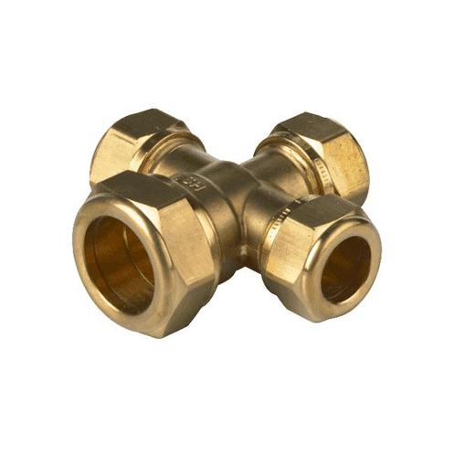 VSH Super knelkoppeling Ø22x15x22x15 kruisstuk, Doe-het-zelf en Verbouw, Verwarming en Radiatoren, Verzenden