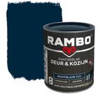 Rambo Pantserlak Deur en Kozijn Nachtblauw 0.75L, Nieuw, Lak, Minder dan 5 liter, Verzenden