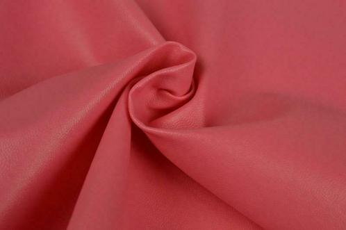 Imitatieleer - Fuchsia - Per 10 of 30 meter, Hobby en Vrije tijd, Stoffen en Lappen, 120 cm of meer, 200 cm of meer, Roze, Nieuw