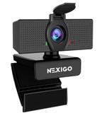 Nexigo N60 Webcam voor € 23,49, Computers en Software, Webcams, Nieuw, Microfoon, ChromeOS