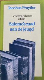 SALAMOS RAAD AAN DE JEUGD. GEDOLVE 9789061402534 FRUYTIER, Boeken, Verzenden, Gelezen, FRUYTIER