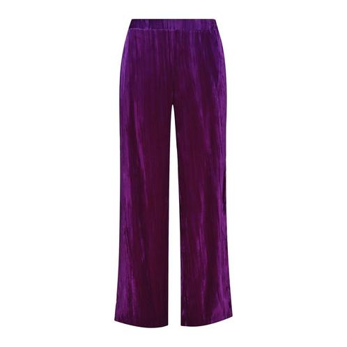 Toupy • paarse velvet broek • S, Kleding | Dames, Broeken en Pantalons, Paars, Nieuw, Maat 36 (S), Verzenden