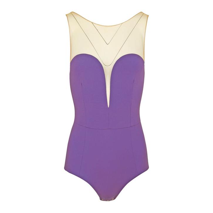 Elisabetta Franchi • paarse body • 34 (IT40), Kleding | Dames, Jumpsuits, Paars, Nieuw, Maat 34 (XS) of kleiner, Verzenden