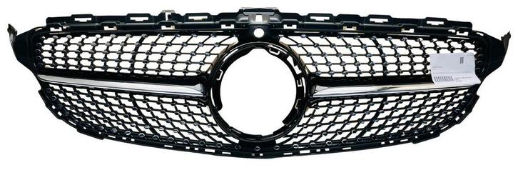 Grill A2058881200 Mercedes C class AMG Chrome Black, Auto-onderdelen, Motor en Toebehoren, Nieuw, Mercedes-Benz, Verzenden