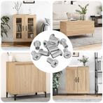 vidaXL Slotmoer 3673 pcs Zilver Staal, Verzenden, Nieuw