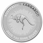 Australië. 10 x 1 oz 2025 $1 AUD Australian Silver Kangaroo, Postzegels en Munten