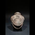 Oude bronzen slangenkop - Rijk van Ifé - Yoruba - Nigeria