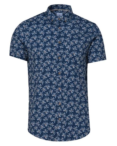 Blue Industry Casual Overhemd KM Herenkleding, Kleding | Heren, Overhemden, Blauw, Nieuw, Verzenden