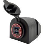 ProRide® 12V USB Stopcontact 2 Poorten Opbouw met Schakelaar, Nieuw, Verzenden