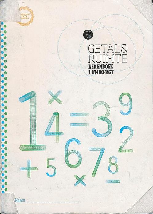 Getal en Ruimte Rekenboek 1 VMBO-KGT (2012), Boeken, Schoolboeken, Nieuw, Verzenden