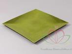 Onderbord Groen vierkant 27*27cm. Onderbord Plate, Ophalen of Verzenden, Nieuw
