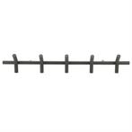 Wall coat rack Matto 5 - black, Ophalen of Verzenden, Nieuw