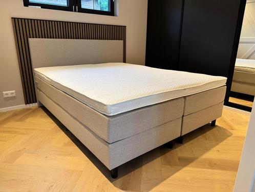 ACTIE | NIEUWE LUXE BOXSPRING – COMPLETE SET UIT VOORRAAD, Huis en Inrichting, Slaapkamer | Boxsprings, 160 cm, 200 cm, Crème