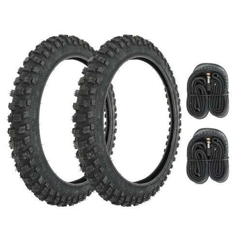 16 inch 2.50x16 Duro HF311 crossbanden set Tomos A3 / A35, Fietsen en Brommers, Brommeronderdelen | Algemeen, Nieuw, Ophalen of Verzenden