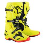 Alpinestars Tech 10 Schoenen Geel Fluo Zwart Rood Fluo, Nieuw met kaartje, Alpinestars, Laarzen, Heren