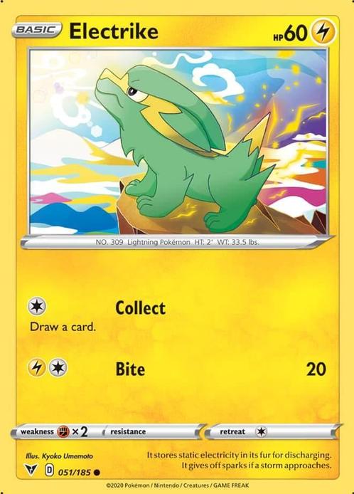 Electrike 051/185 Vivid Voltage, Hobby en Vrije tijd, Verzamelkaartspellen | Pokémon, Losse kaart, Nieuw, Foil, Ophalen of Verzenden
