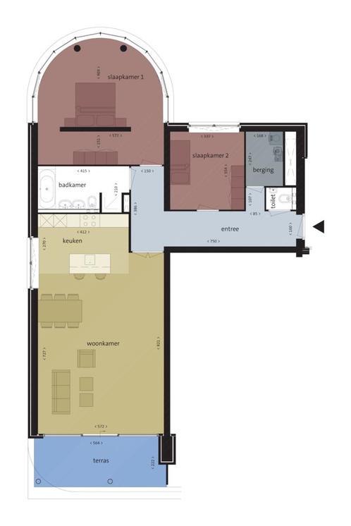 Te huur: Appartement Markhoek in Breda, Huizen en Kamers, Huizen te huur, Noord-Brabant, Appartement